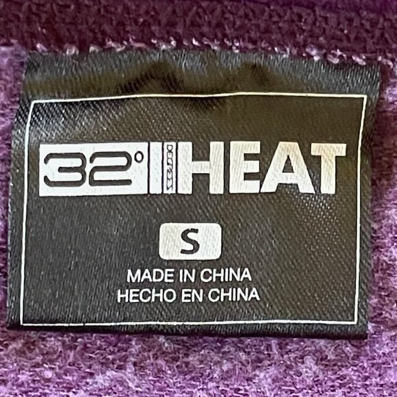 32 Degrees Heat Women's Scoop Neck Thermal Top. Deep Purple Size S * - Picture 5 of 7